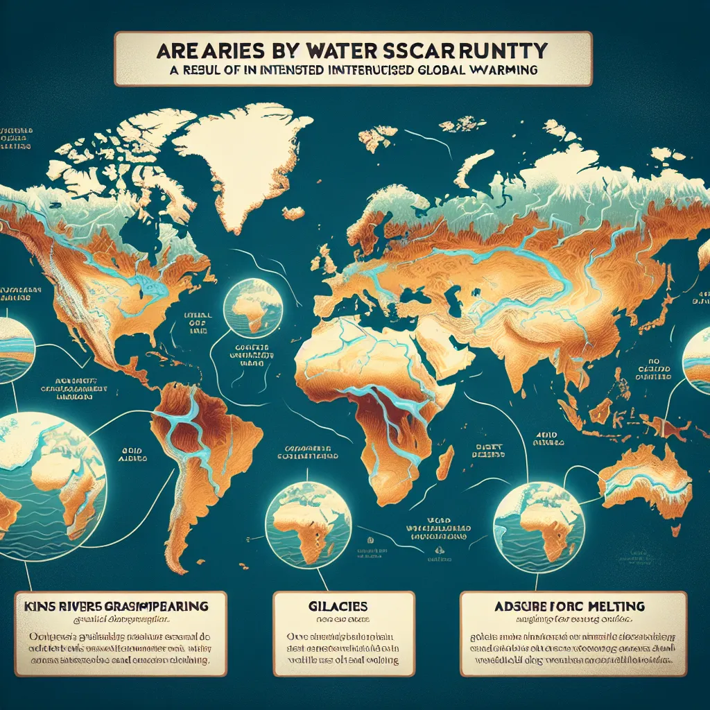 Water resources affected by global warming