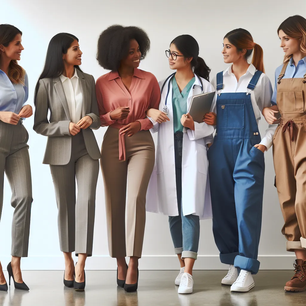 Women in diverse workforce roles