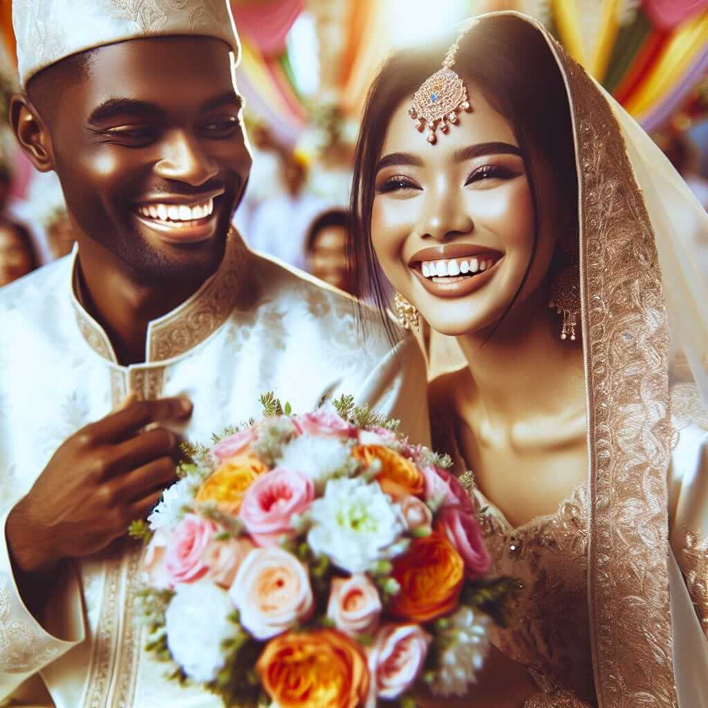 Young Couple Getting Married