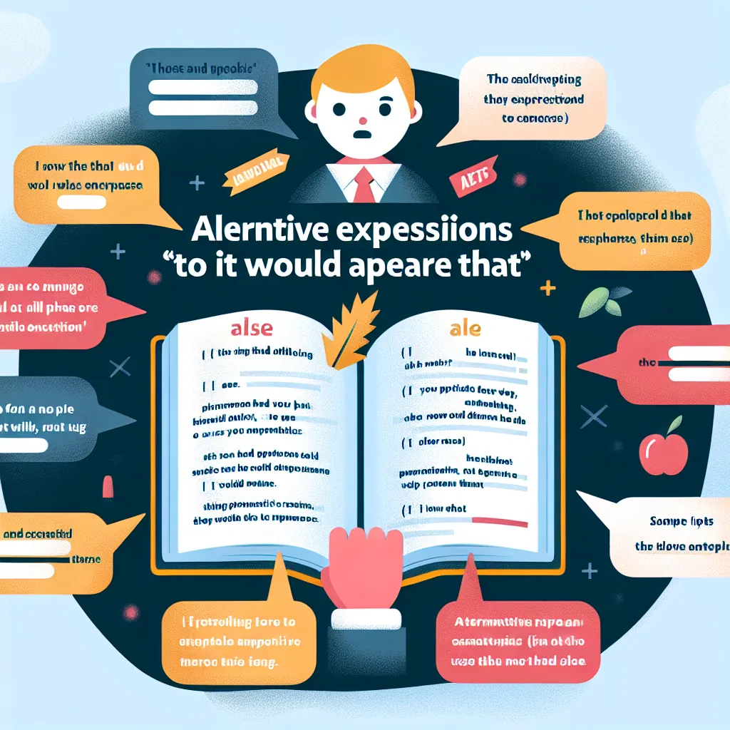 IELTS Alternative Expressions