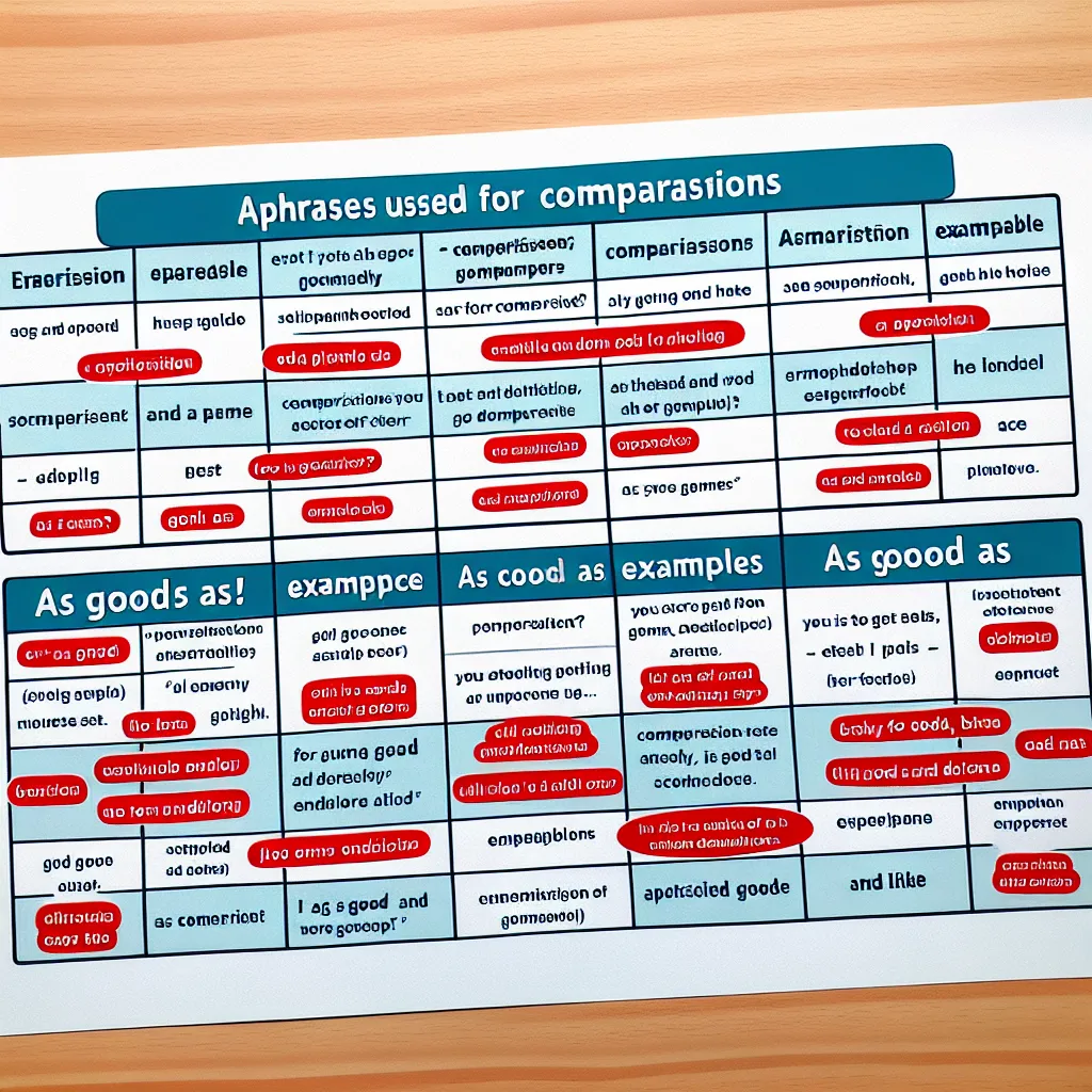 IELTS Comparison Chart