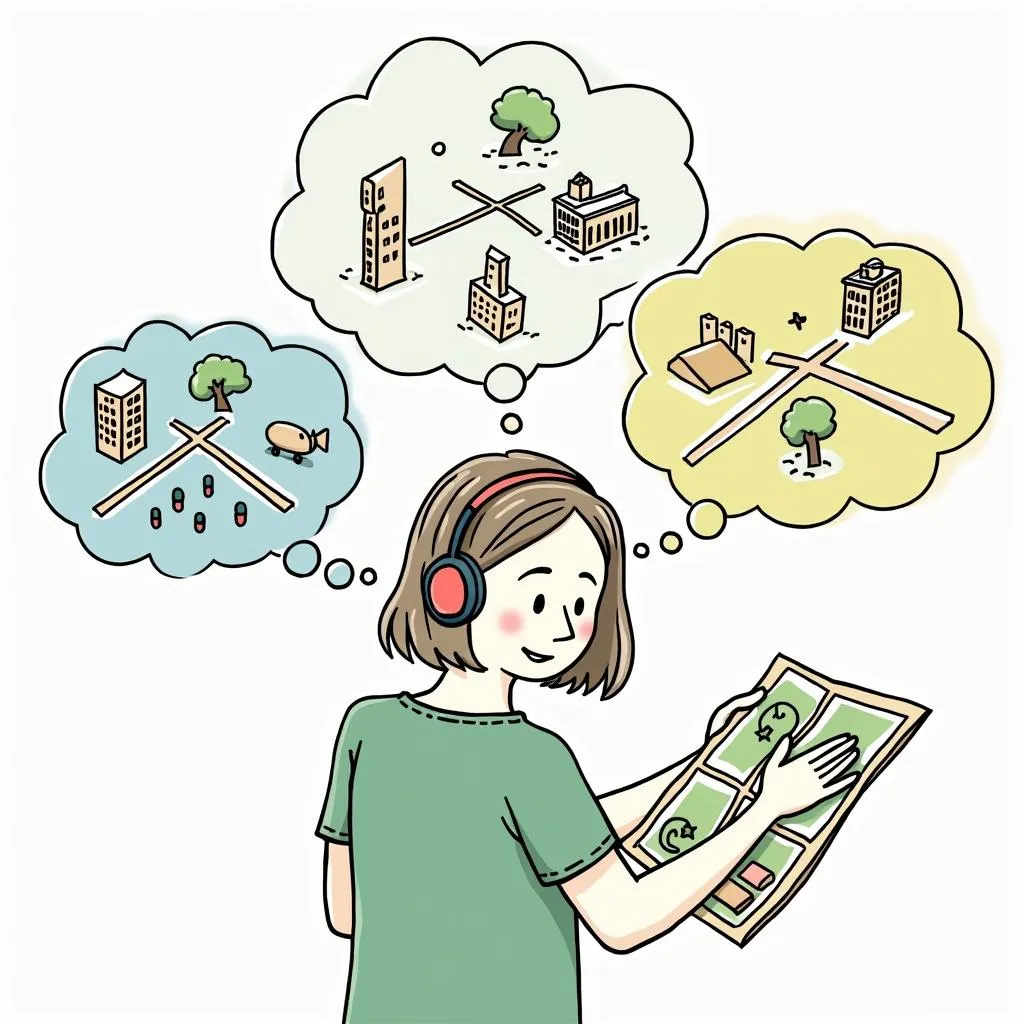 Active Listening for IELTS Map Labelling