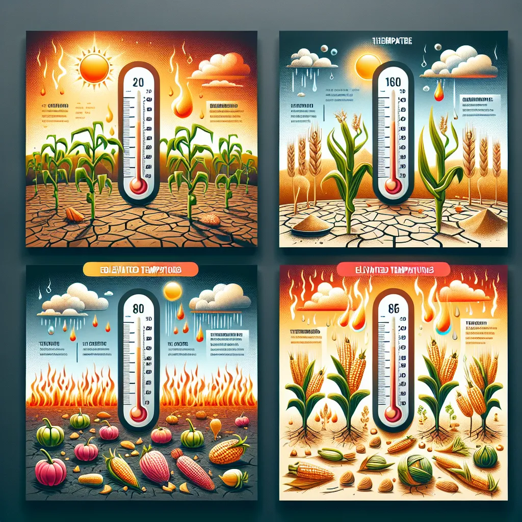 Impact of rising temperatures on crops