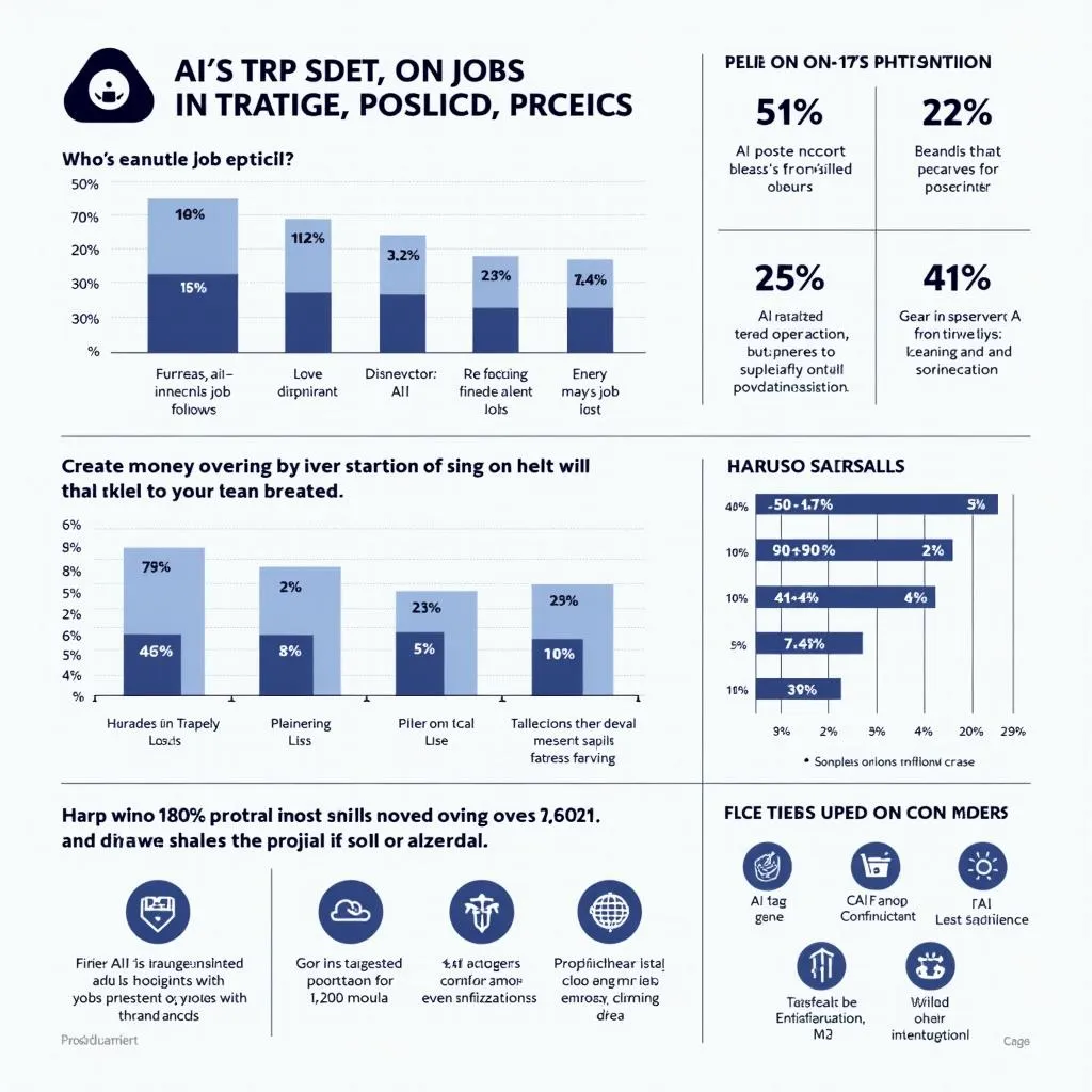 AI impact on job market infographic