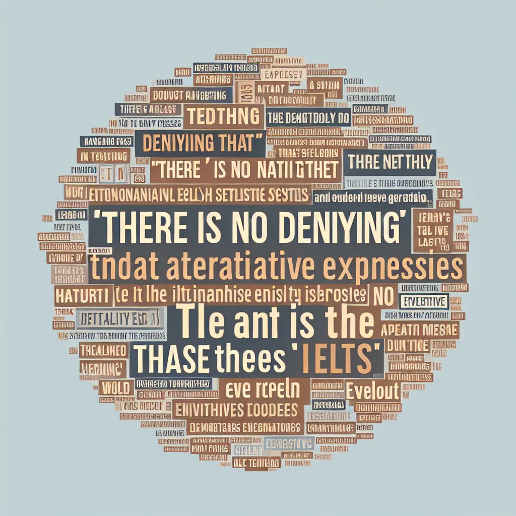 Synonyms for &quot;There is no denying that&quot;