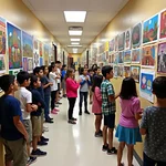 Art installations promoting cultural awareness in schools