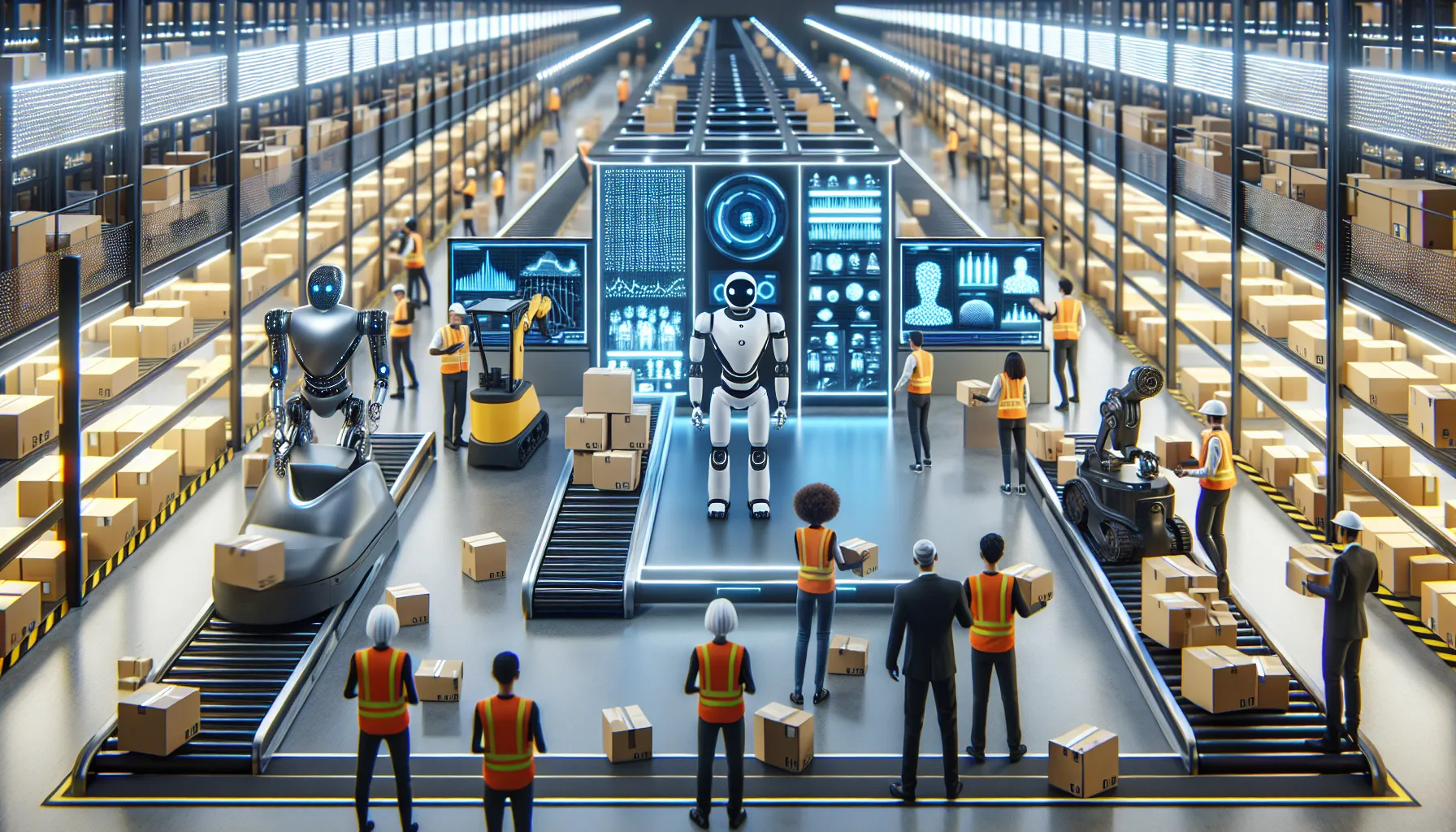 Automation in Logistics Warehouse