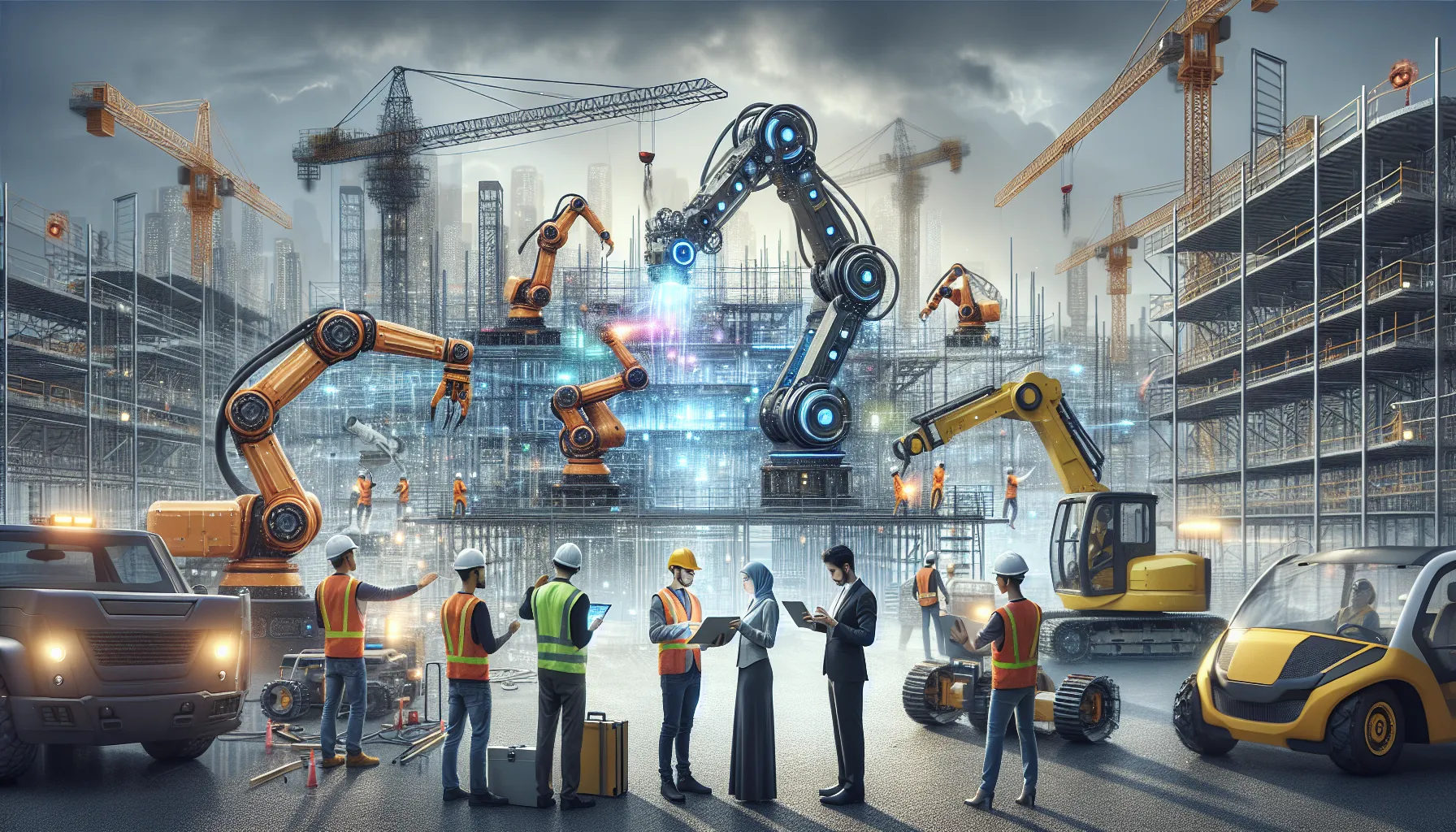 Automation in construction industry