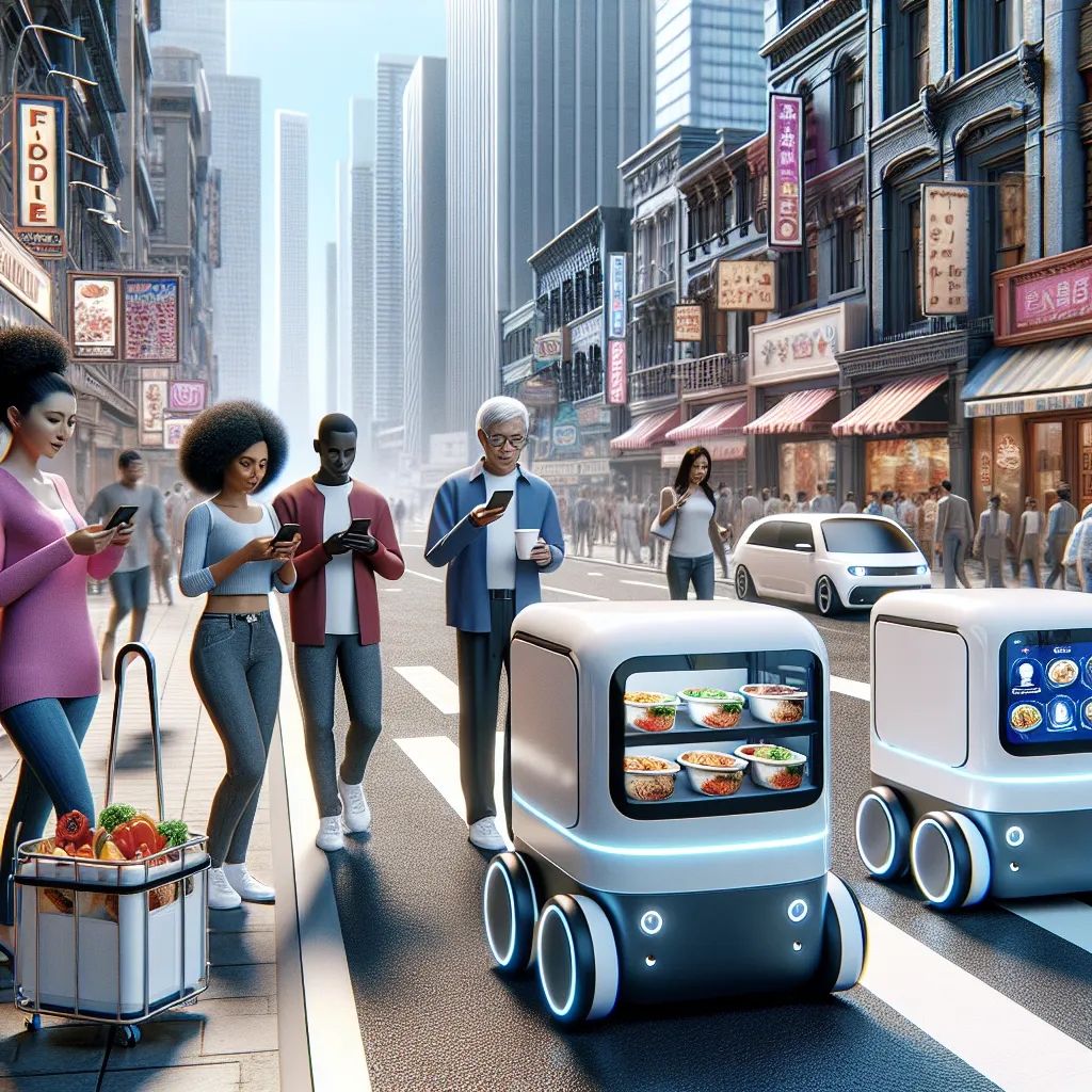 Automated food delivery robots