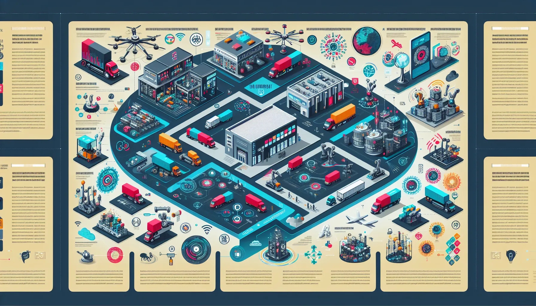 Impact of Automation on Logistics Infographic