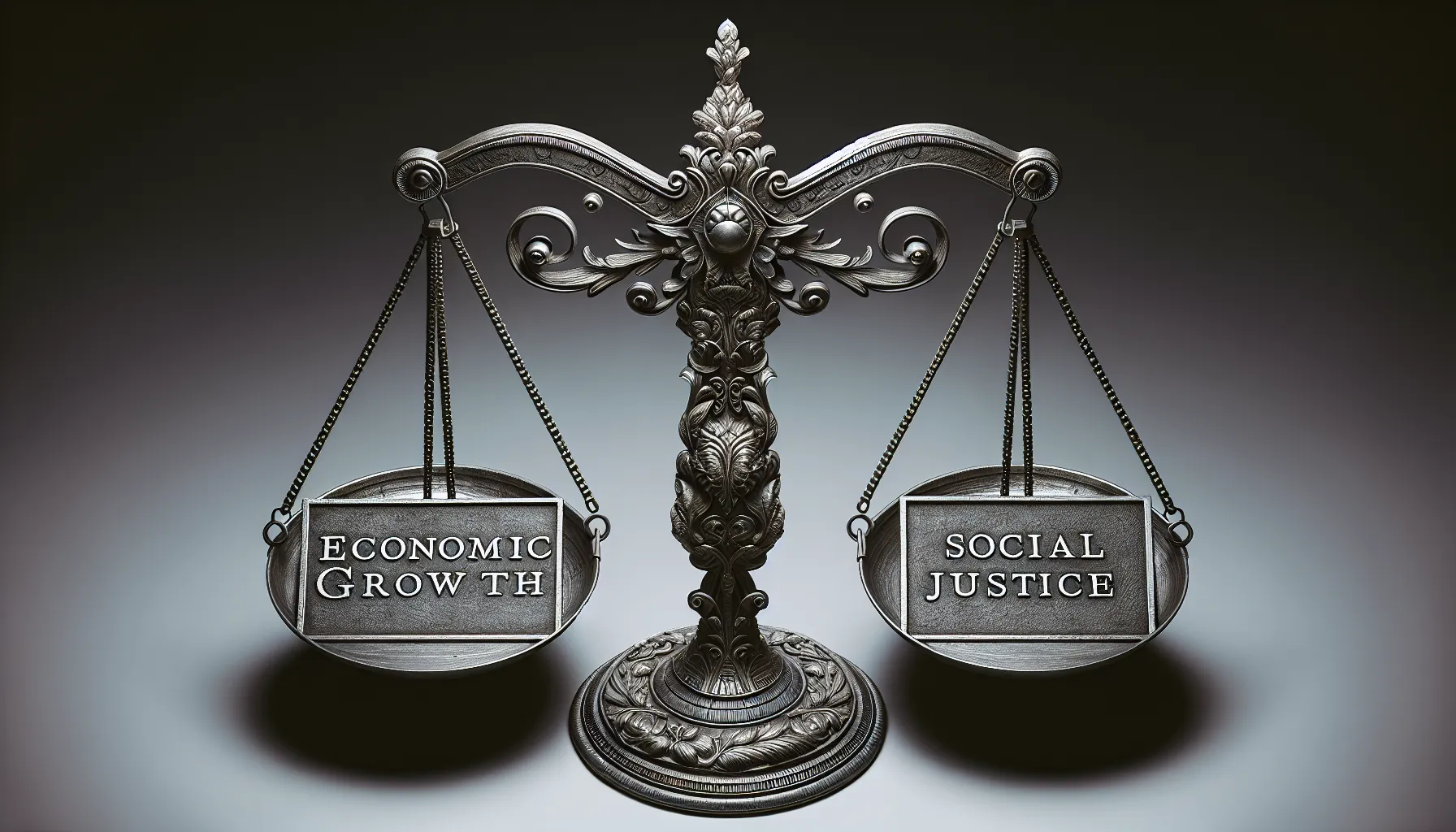 Balancing economic growth with social justice initiatives.