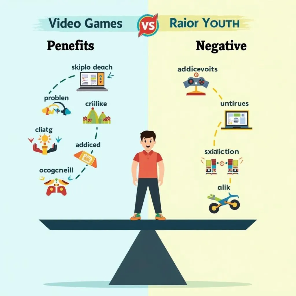 Balanced approach to video games for youth