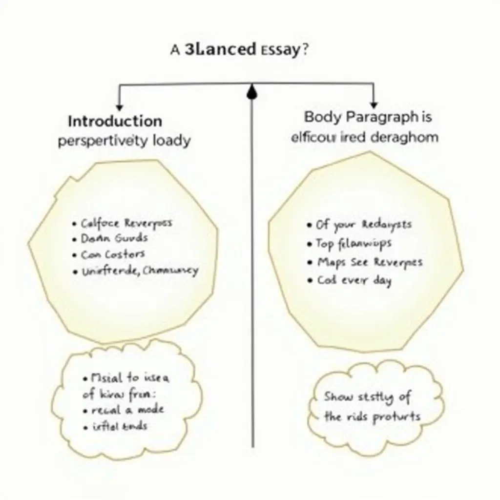 Balanced essay structure for IELTS Writing Task 2