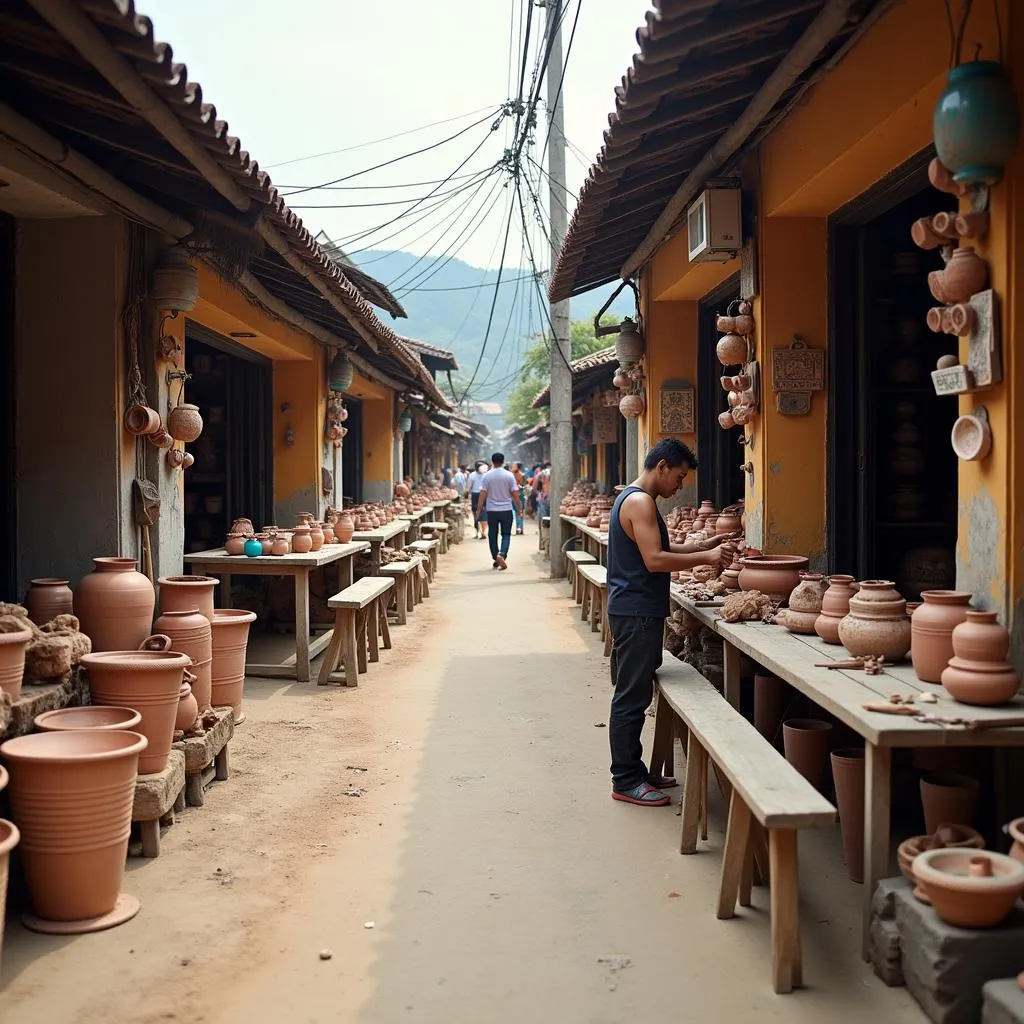 Bat Trang Pottery Village