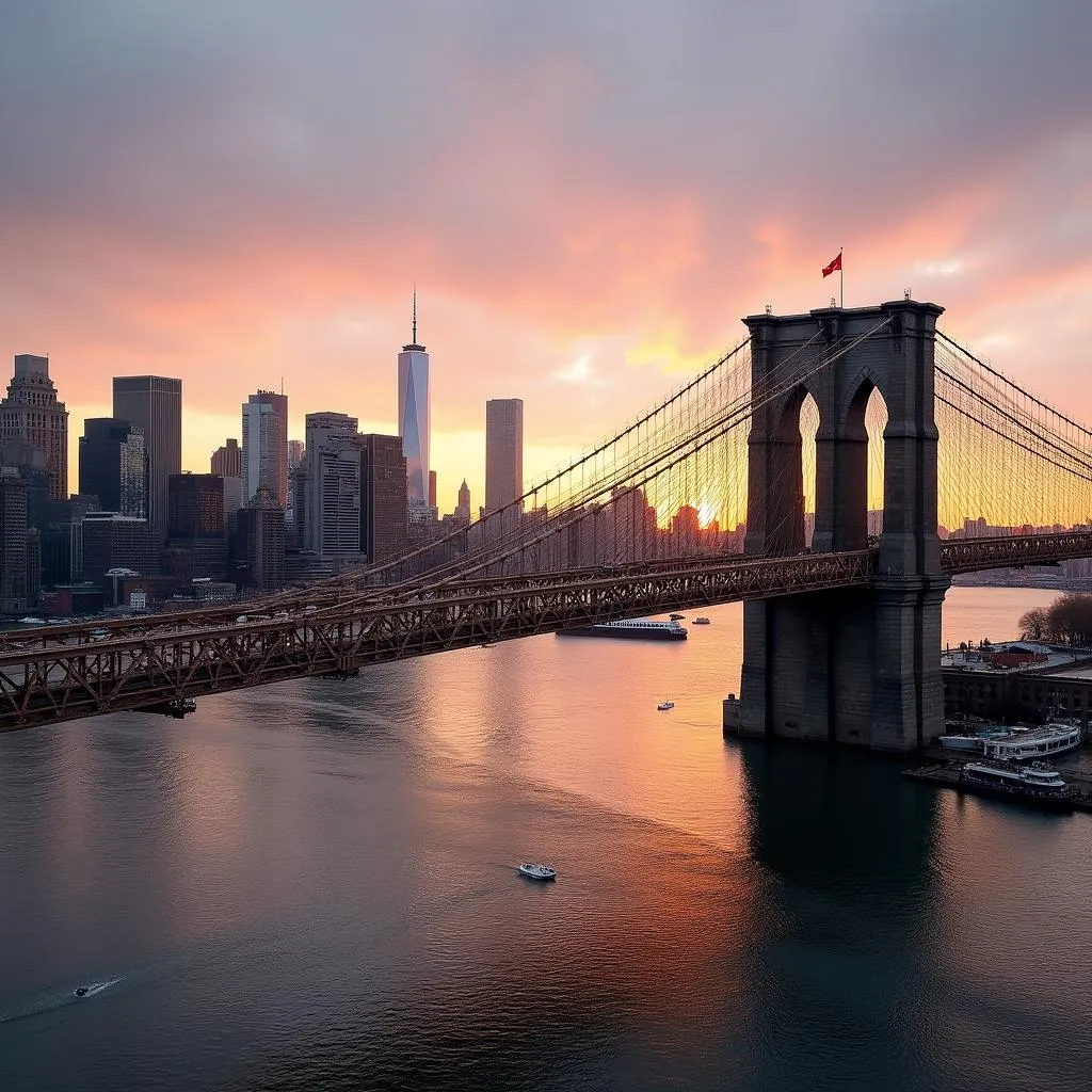 Brooklyn Bridge in New York City