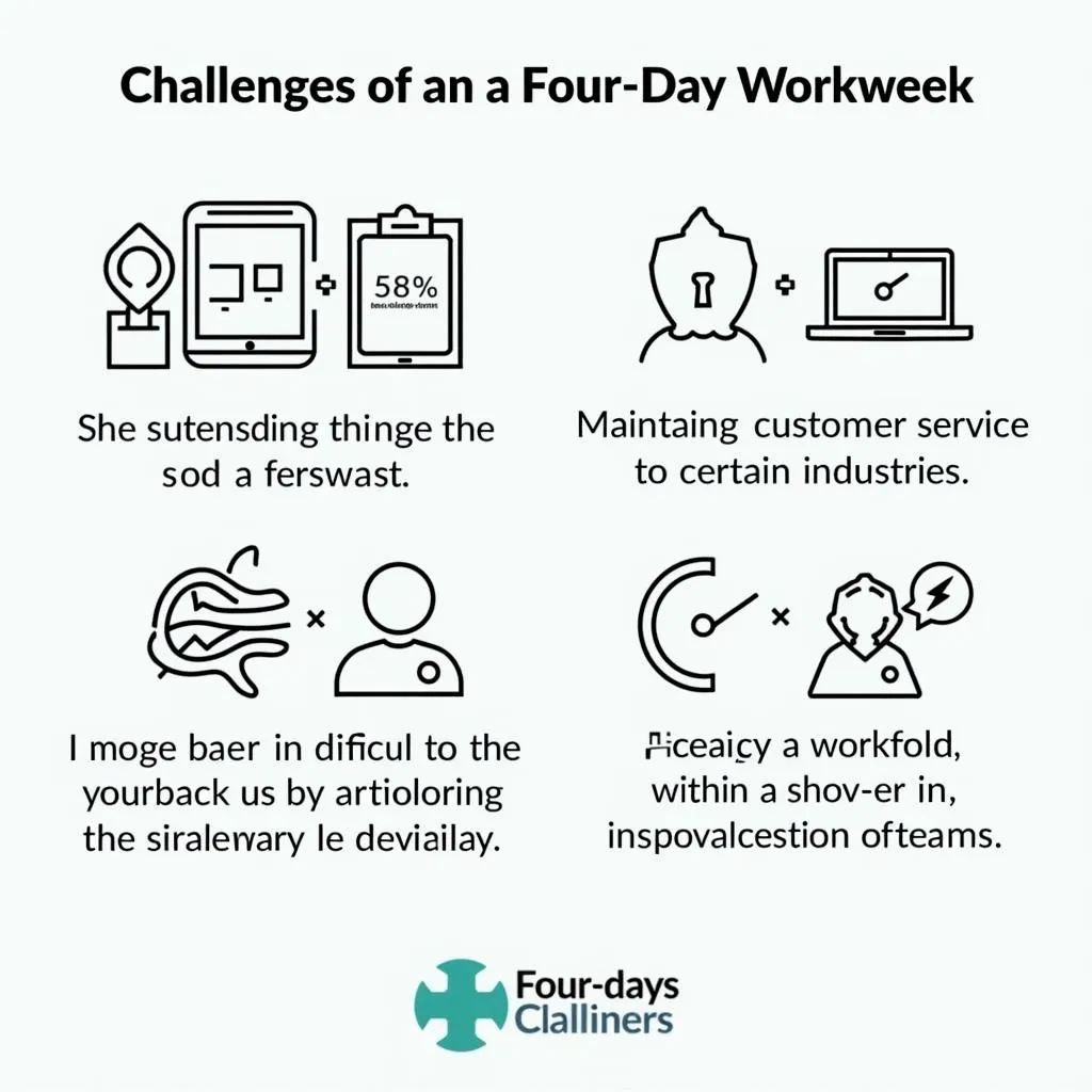 Challenges of implementing a four-day workweek