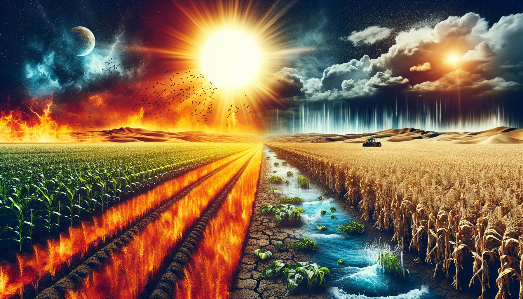 Climate change impact on agriculture