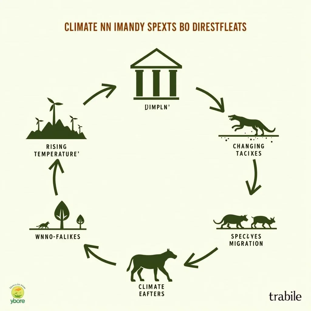 Climate change impact on biodiversity loss