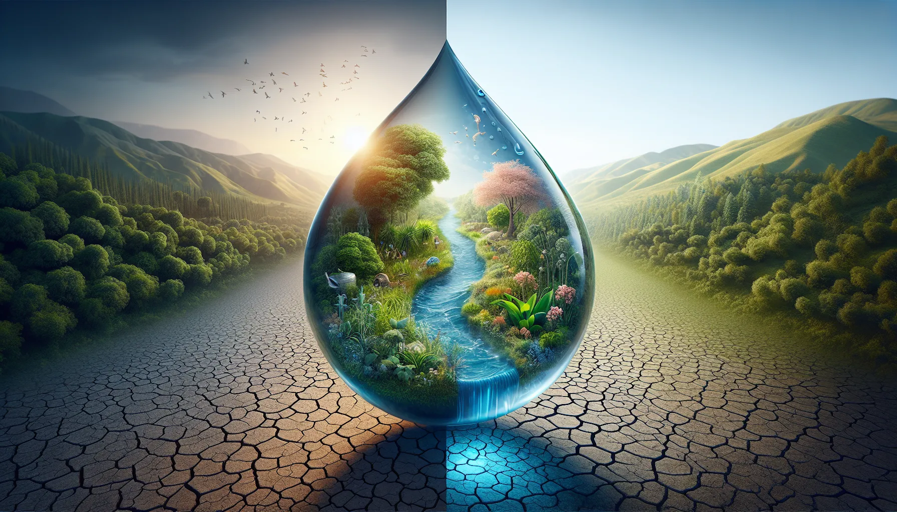 Climate change affecting water resources