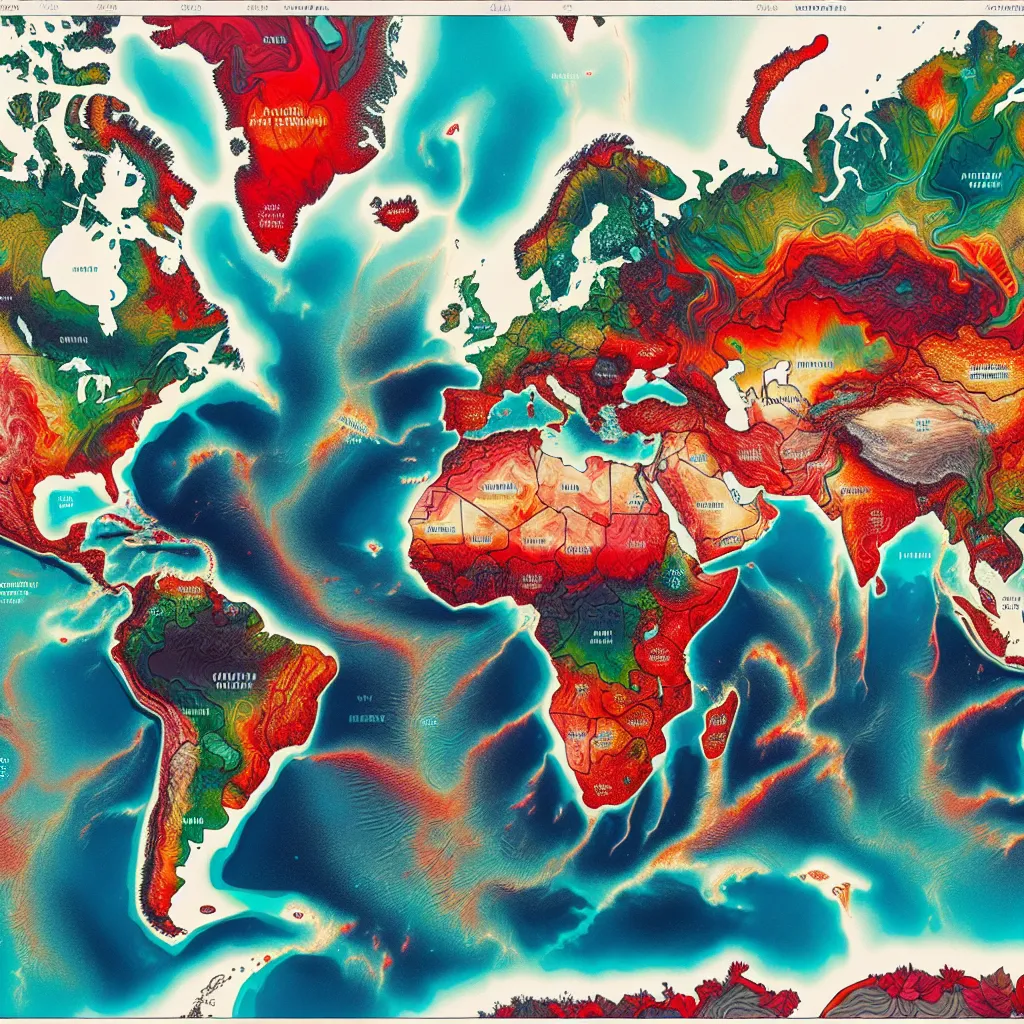 Global Map of Water Scarcity and Climate Change