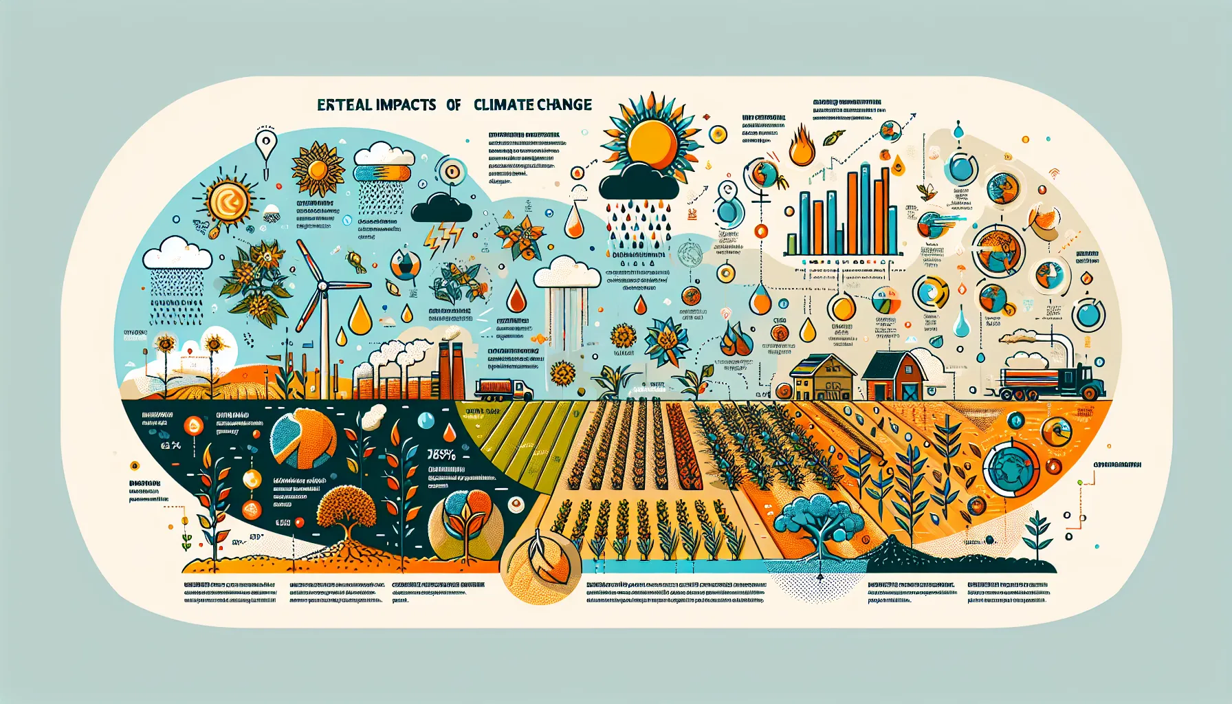 Climate change effects on agriculture