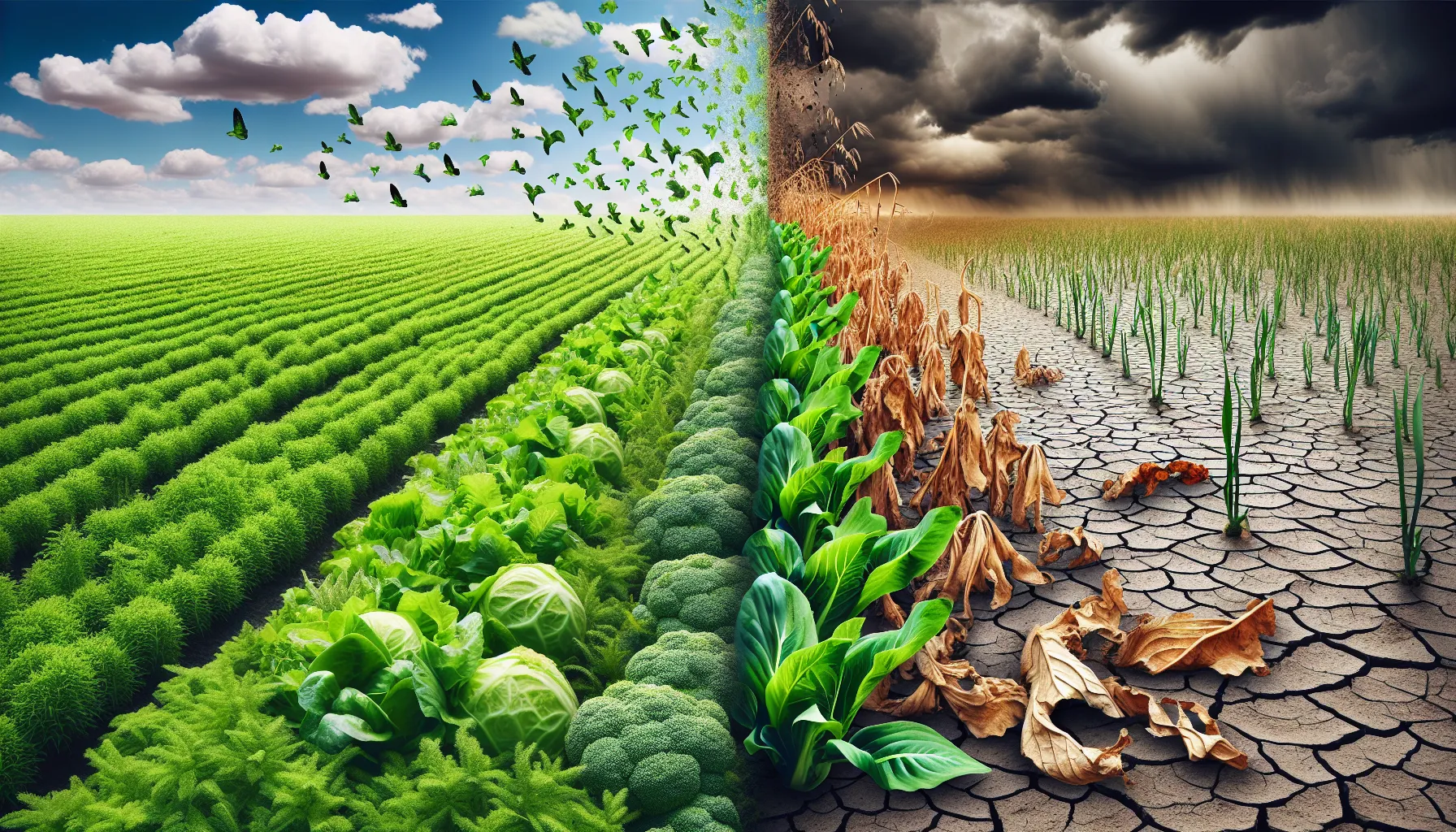 Climate change impact on agriculture