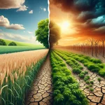 Climate change impact on agriculture