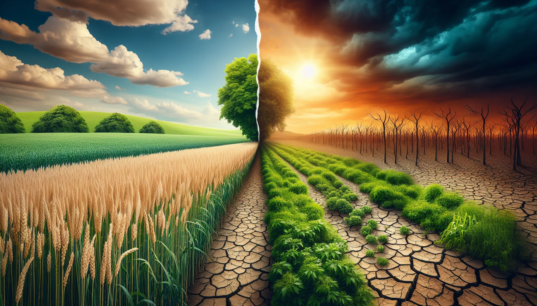 Climate change impact on agriculture