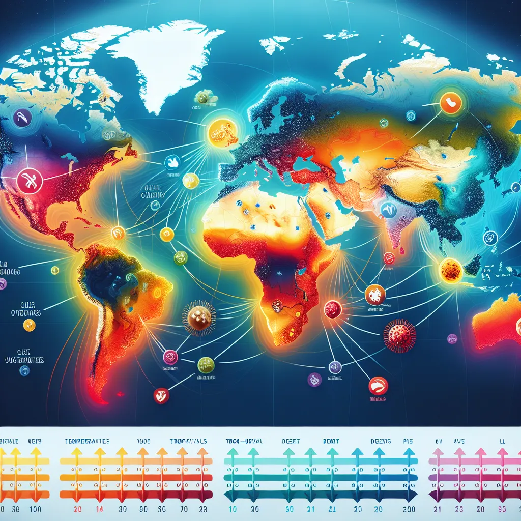 Climate change impact on disease spread