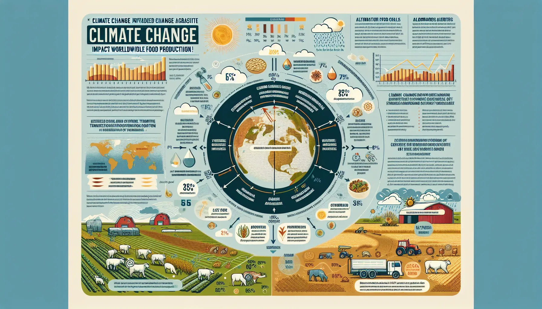 Climate change impact on agriculture