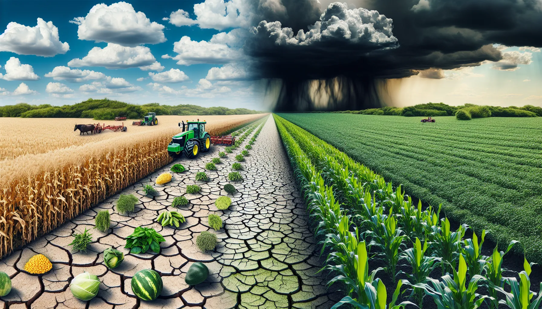 Climate change impact on global food security