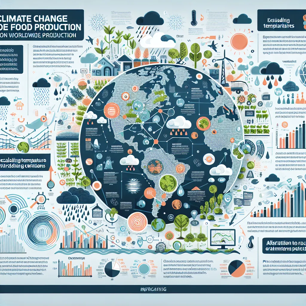 Climate change impact on food