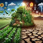 Climate change affecting food production