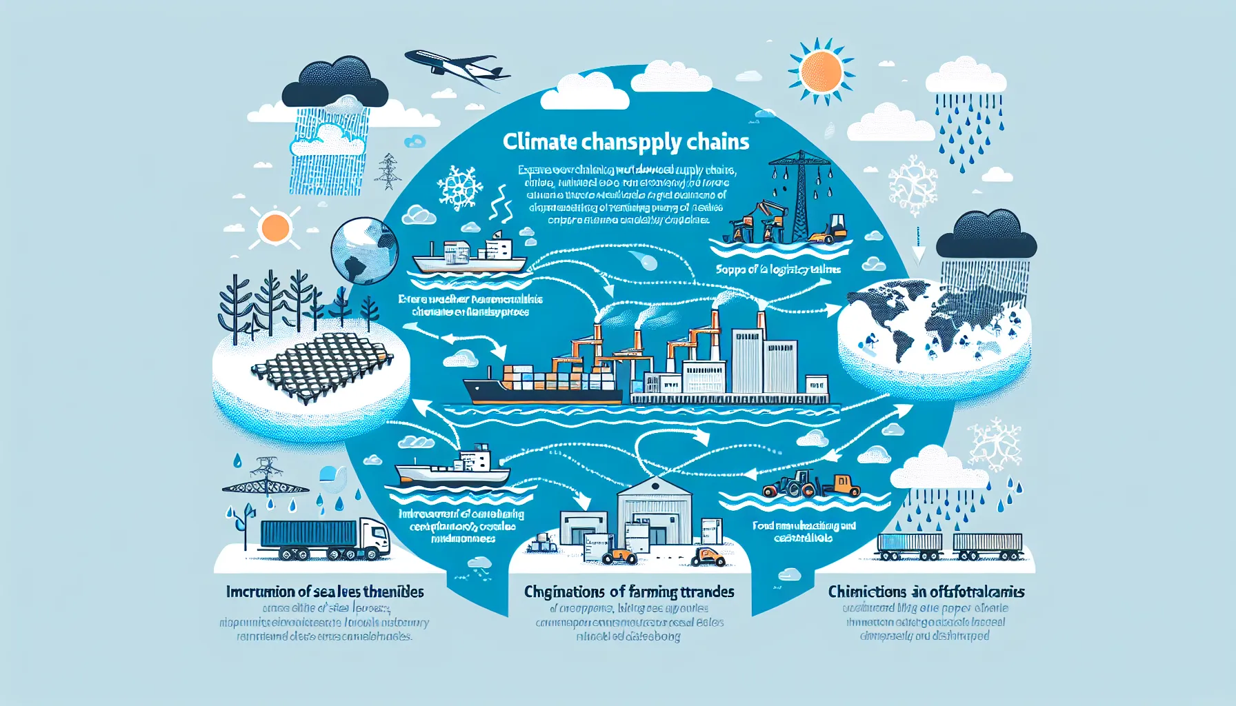 Climate change affecting global supply chains