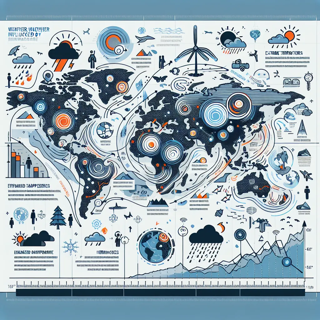 Climate change impact on weather