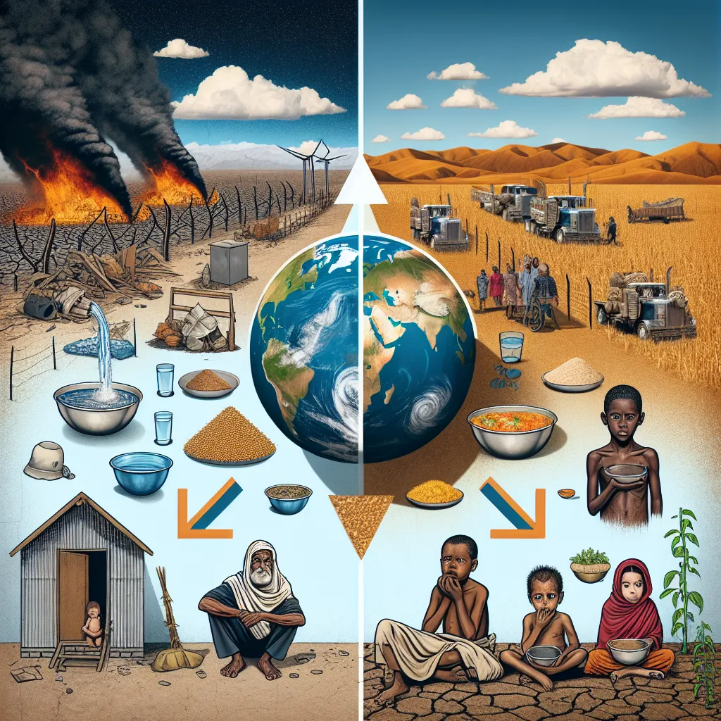 Climate change impact on global poverty