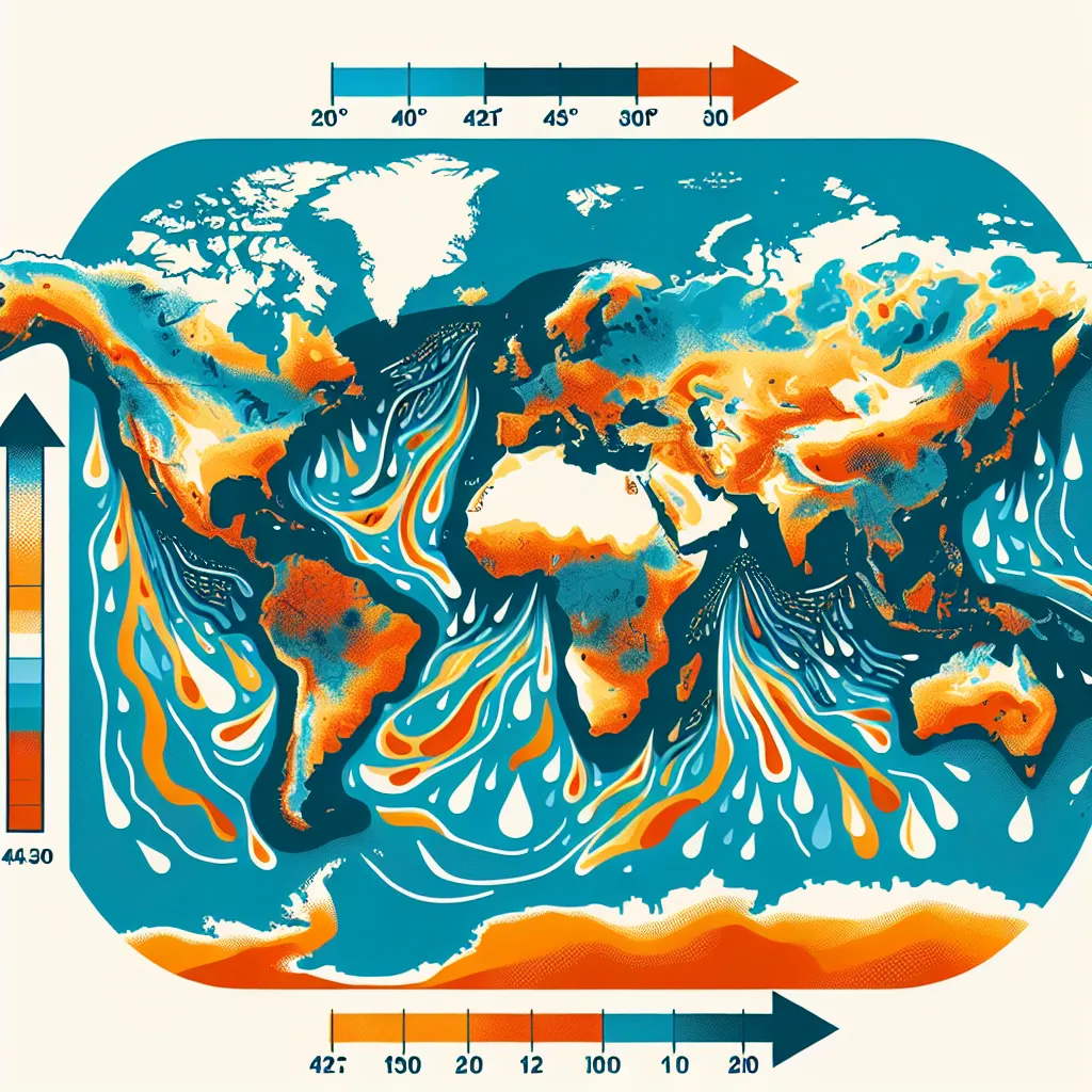 Global rainfall patterns affected by climate change