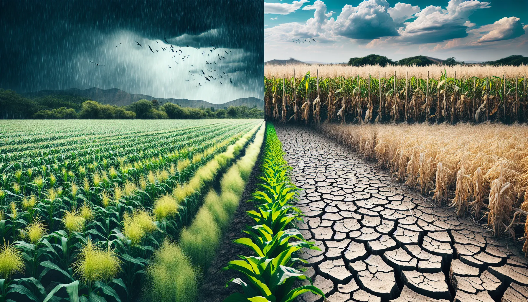 Climate change impact on rural farming