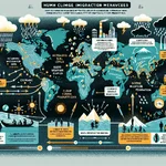 Climate change impact on human migration