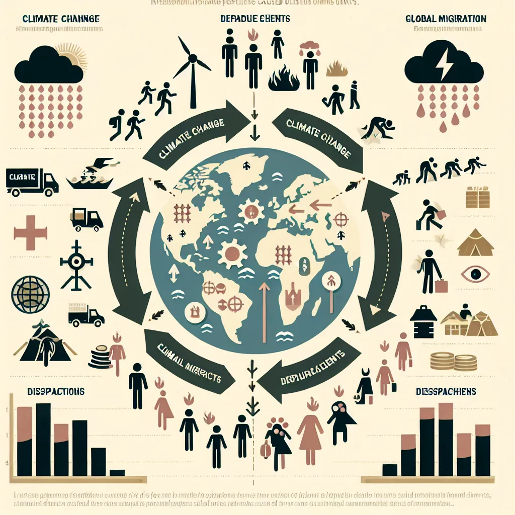 Climate Change and Migration Infographic