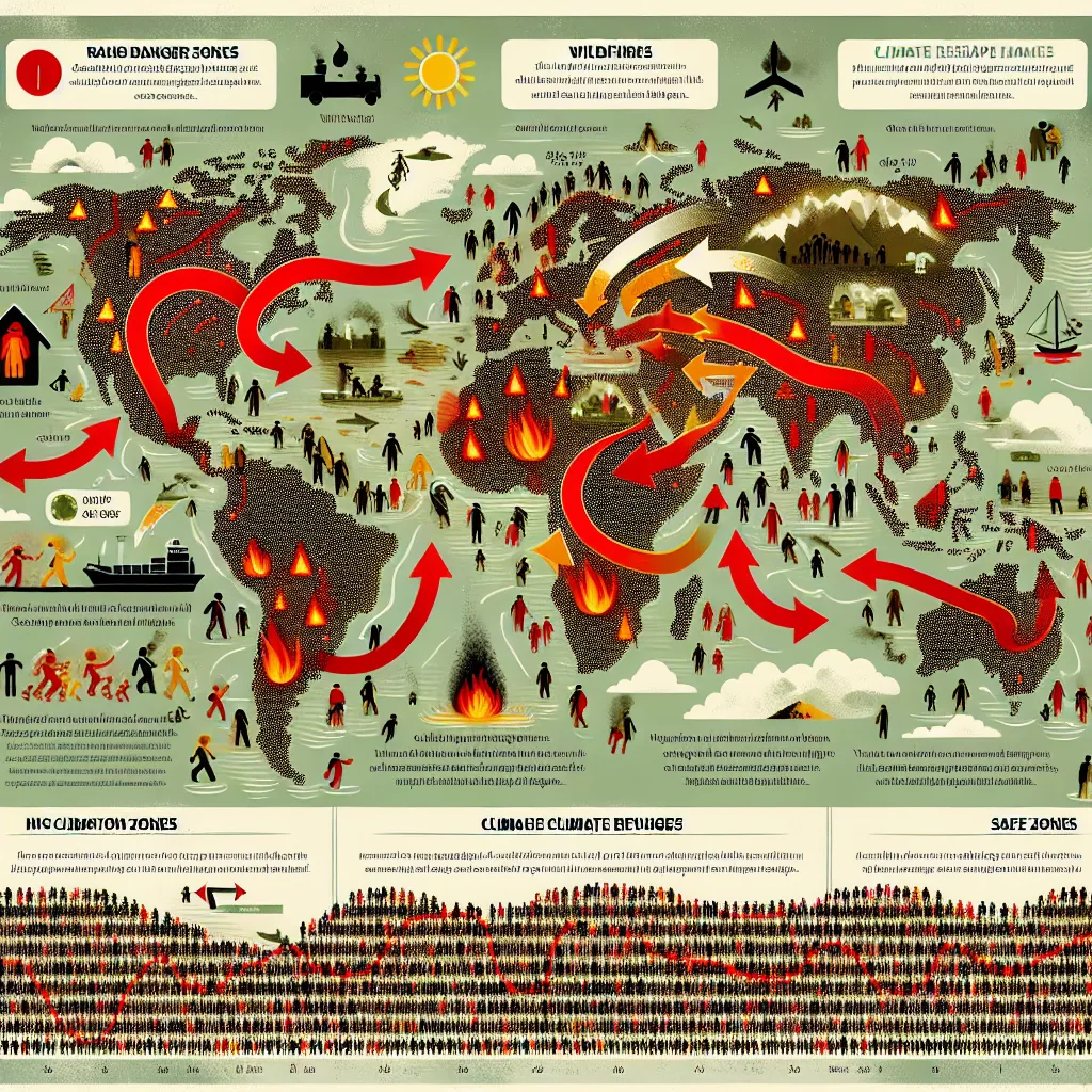 Climate Change Migration Infographic