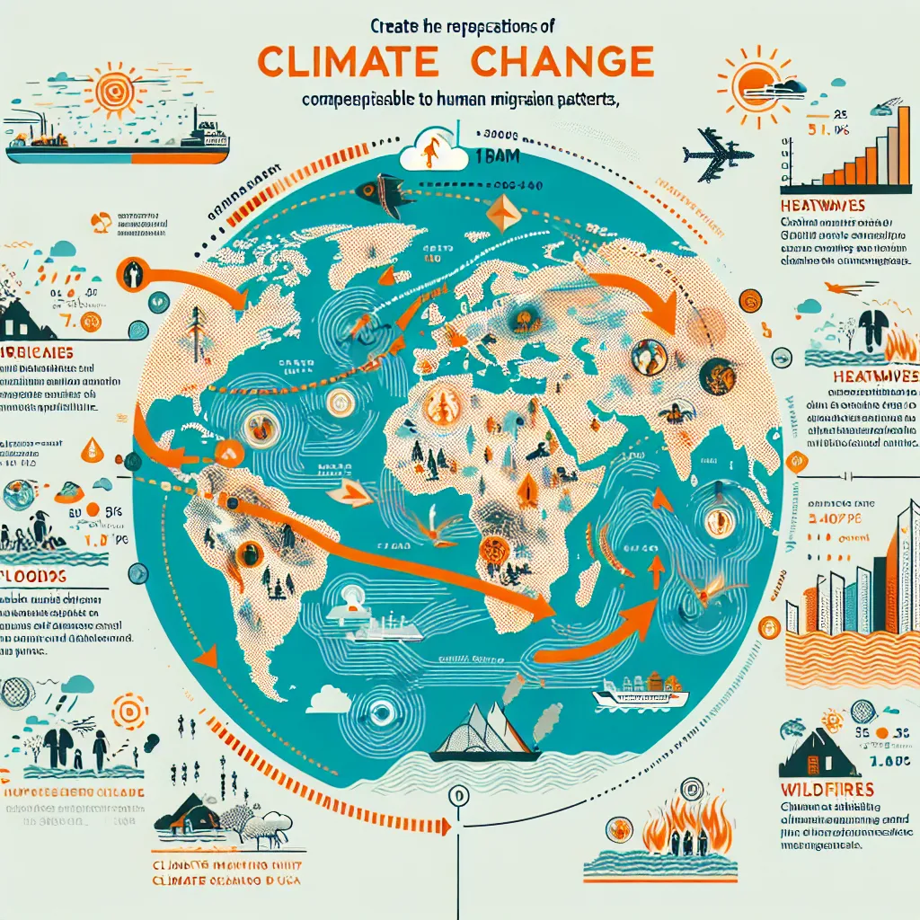 Climate Change and Global Migration Infographic