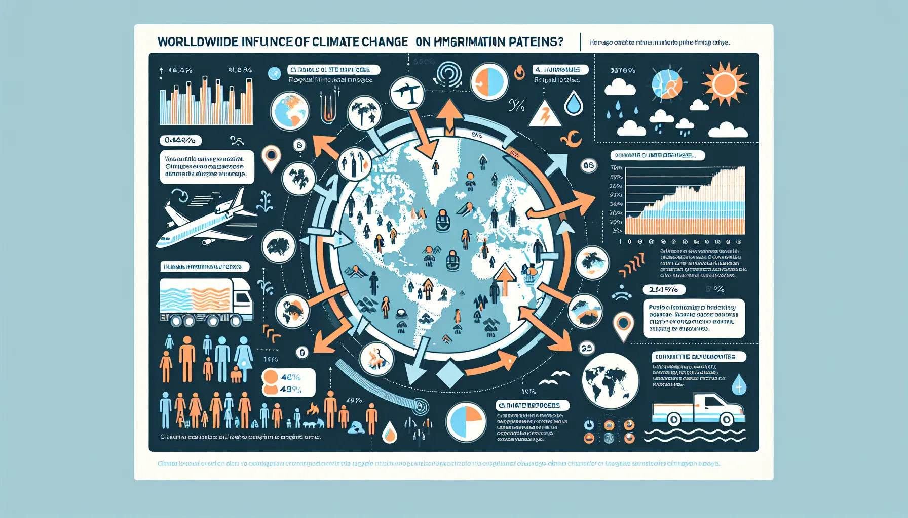 Climate Change and Global Migration Infographic