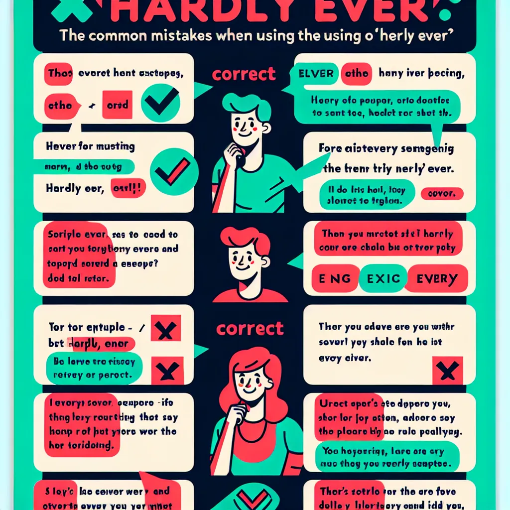 Common Mistakes with Hardly Ever