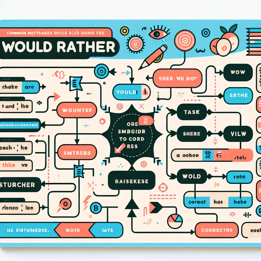 Common Mistakes with 'Would Rather'