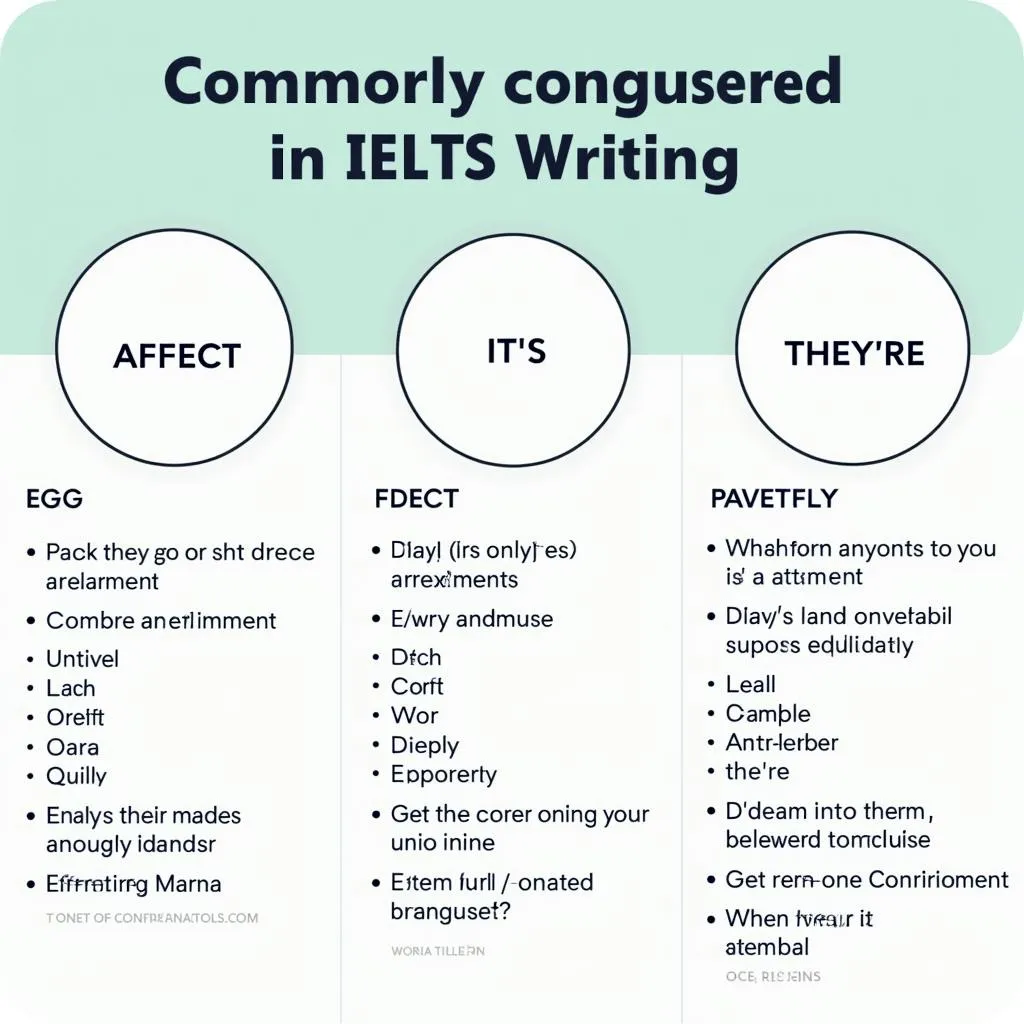 Commonly Confused Words in IELTS Writing