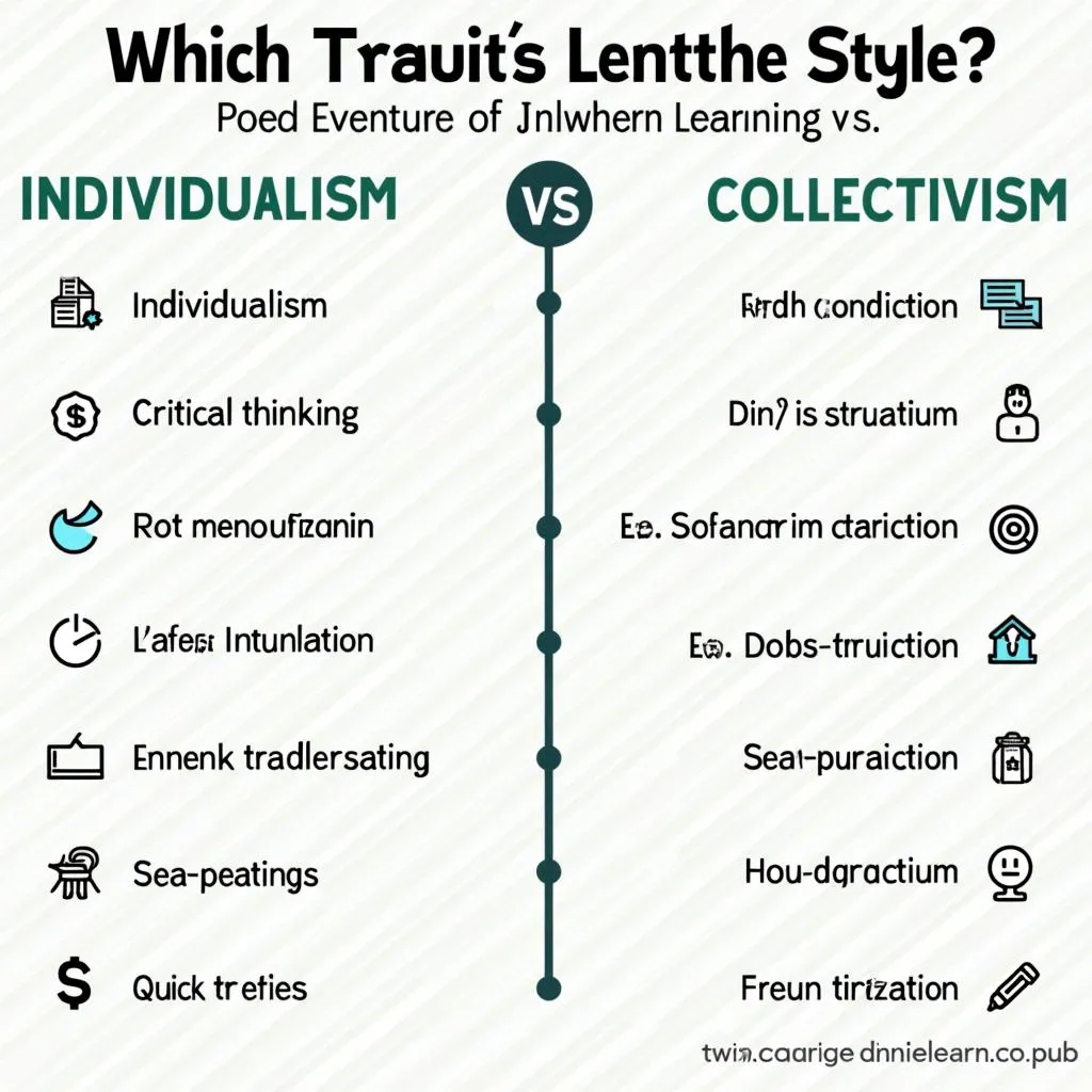 Cultural learning styles comparison chart