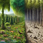 Deforestation impact on ecosystem