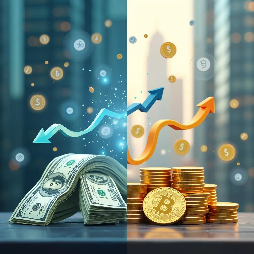 Digital currencies challenging traditional forms of money