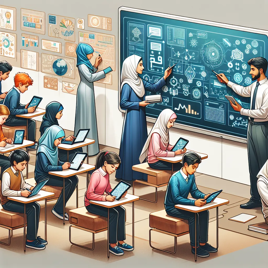 Modern digital classroom